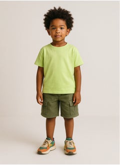 MINOTI Kids Boys Basic Crew Neck T-Shirt  - Image 4