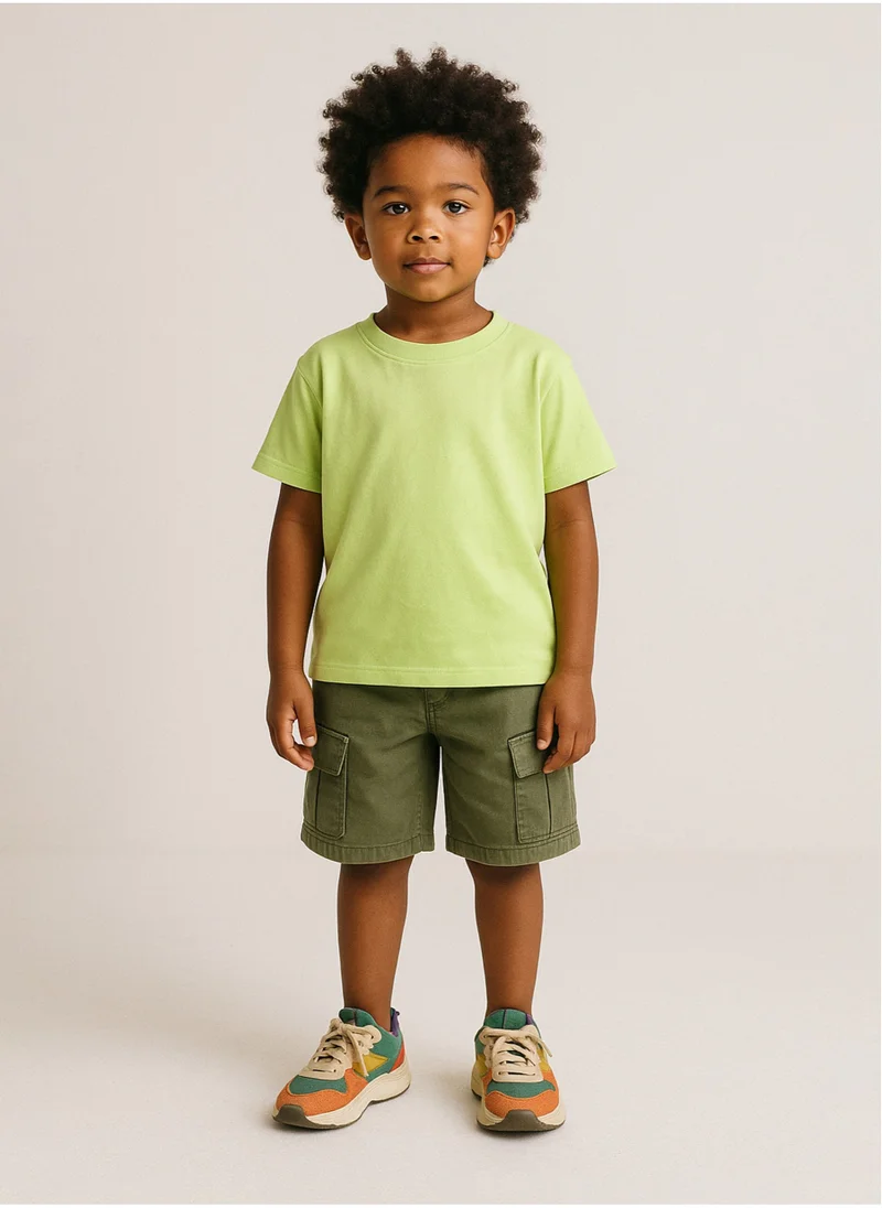 مينوتي Kids Boys Basic Crew Neck T-Shirt