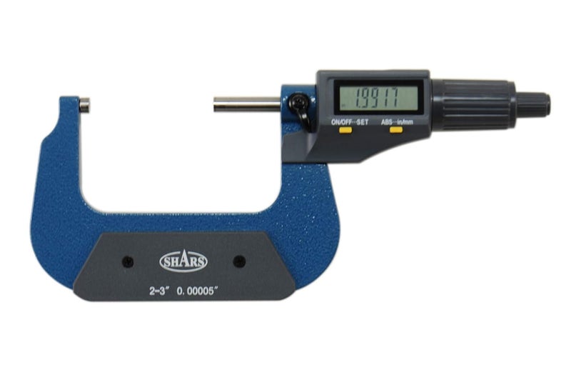 2-3"/50-75mm Solid Metal Frame Electronic Outside Micrometer 303-2465 P