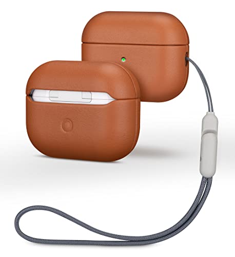 Lopie Leather Case Compatible with AirPods Pro 2nd Generation, Lopie Handmade Leather Case Cover, Protective Case Fully-Wrapped with Top Grain Leather (Not for AirPods Pro 1st Gen) - Black - Image 1