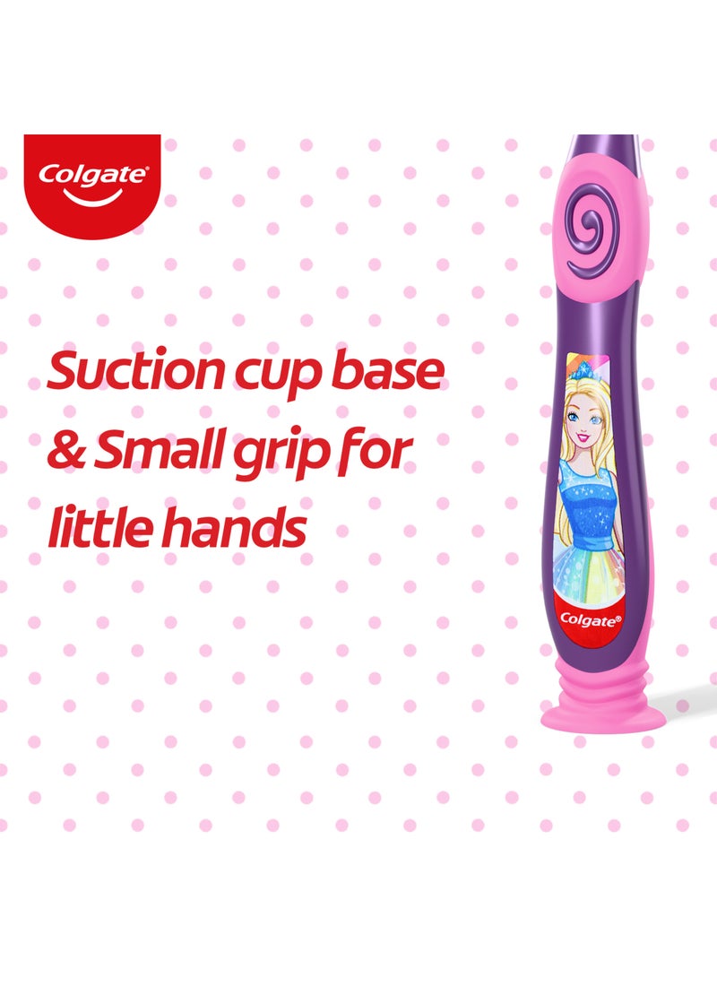 Colgate Kids 2-5 Years Barbie Extra Soft Toothbrush 1 Pc - Image 2