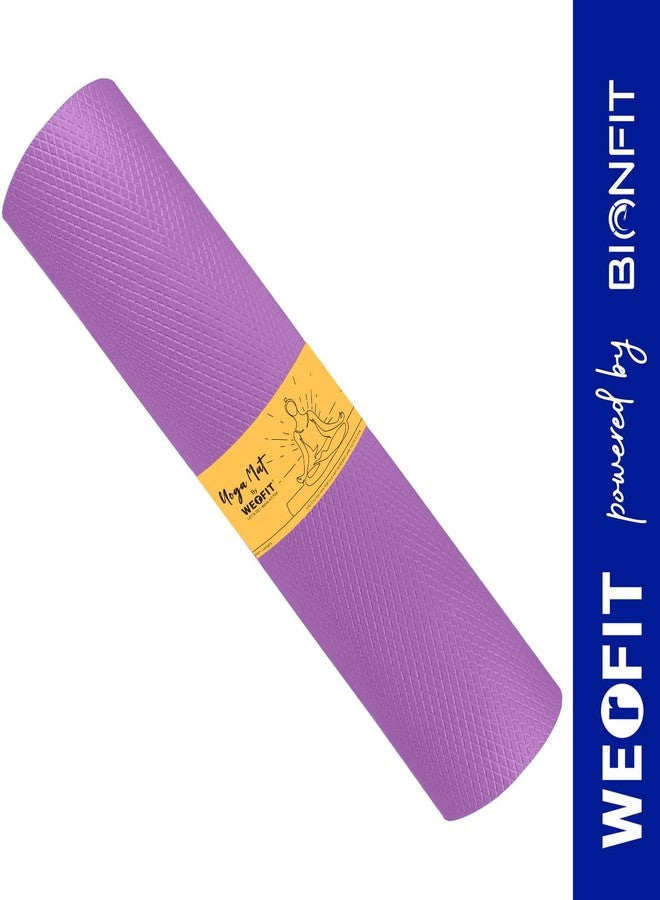 WErFIT Yoga Mat for Men and Women | Anti-Slip, Eco-Friendly EVA Material, 4 mm Thick Gym Mats | Exercise Mat for Boys, Kids with Comfort & Grip for Yoga, Pilates, Home, Gym Workouts - Image 2