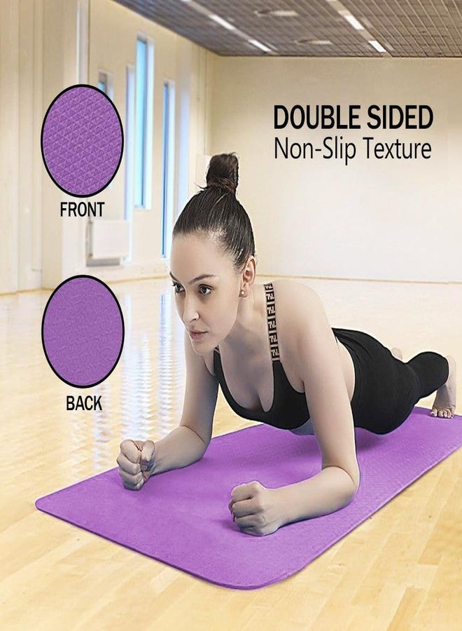 WErFIT Yoga Mat for Men and Women | Anti-Slip, Eco-Friendly EVA Material, 4 mm Thick Gym Mats | Exercise Mat for Boys, Kids with Comfort & Grip for Yoga, Pilates, Home, Gym Workouts - Image 3