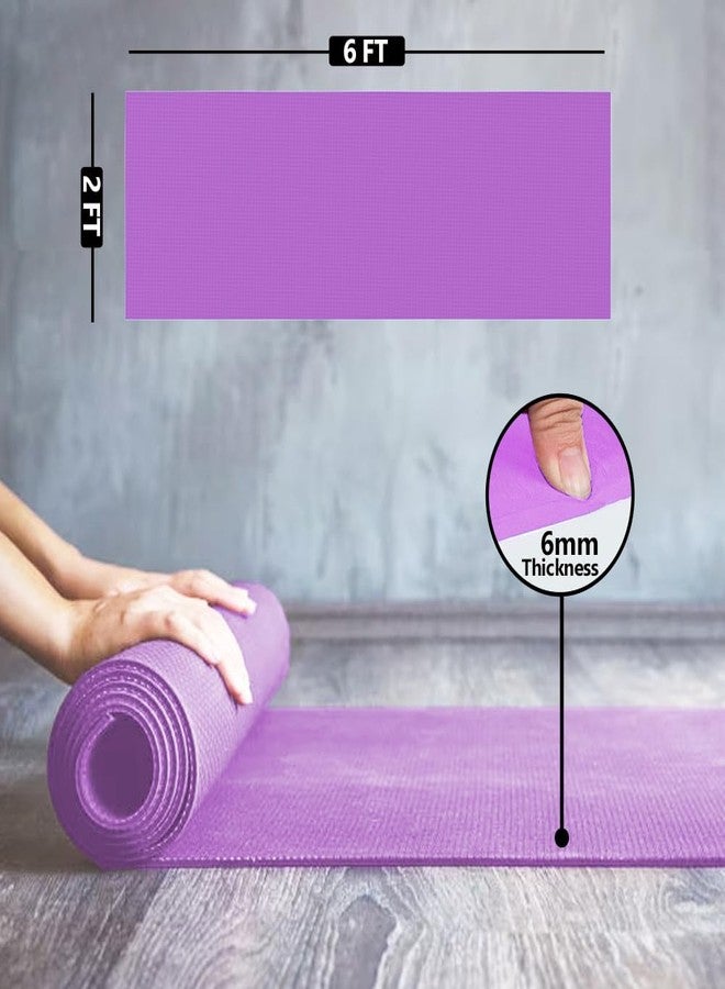 WErFIT Yoga Mat for Men and Women | Anti-Slip, Eco-Friendly EVA Material, 4 mm Thick Gym Mats | Exercise Mat for Boys, Kids with Comfort & Grip for Yoga, Pilates, Home, Gym Workouts - Image 5