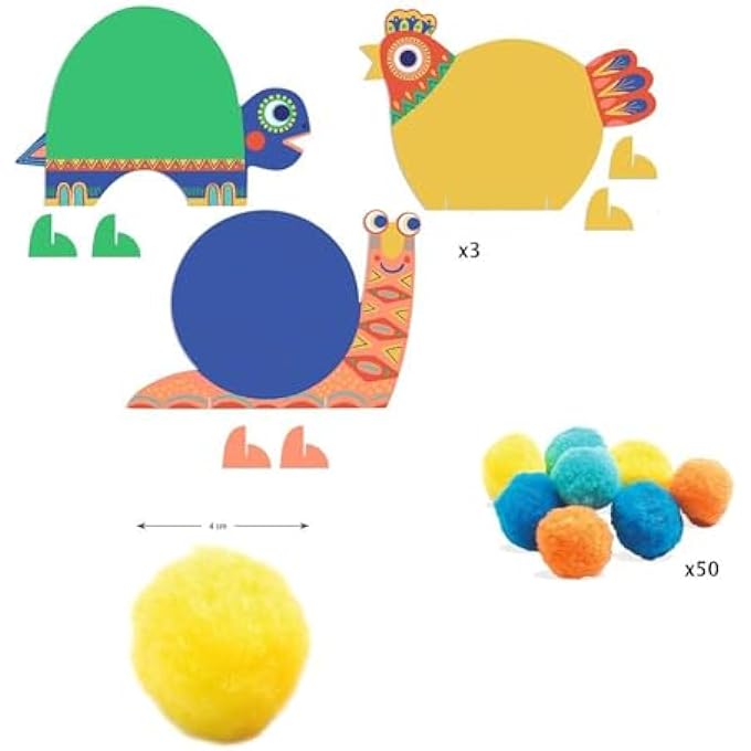 FLUFFY ANIMALS - SKILL GAME - UNISEX - INFANT, TODDLER - 15CM X 15CM X 15CM - MULTICOLOURED - ANIMAL THEME - PROBLEM SOLVING SKILLS - Image 2