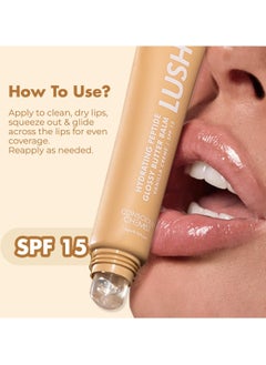 CONSCIOUS CHEMIST Peptide Lip Balm - Lush Lips with SPF15 | 15g | Vanilla Creme | For Dry & Chapped Lips | 24 hr Hydration & Moisturizing | for Men & Women | Lip Balm for Pigmentation & Dark Lips | Sun Protection | Soothes Dry Lips & Repair Moisture Barrier  - Image 3