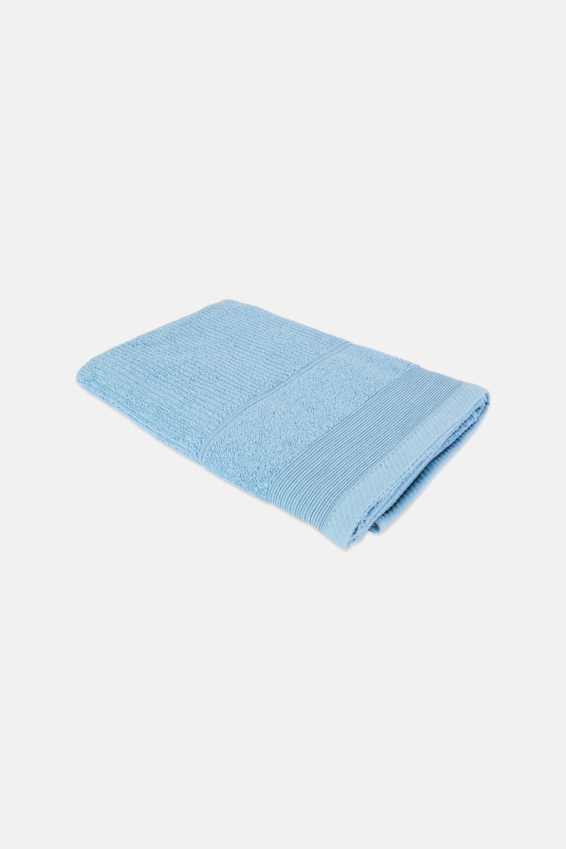 NINE WEST Cotton Premium Bath Towel, Blue - Image 2