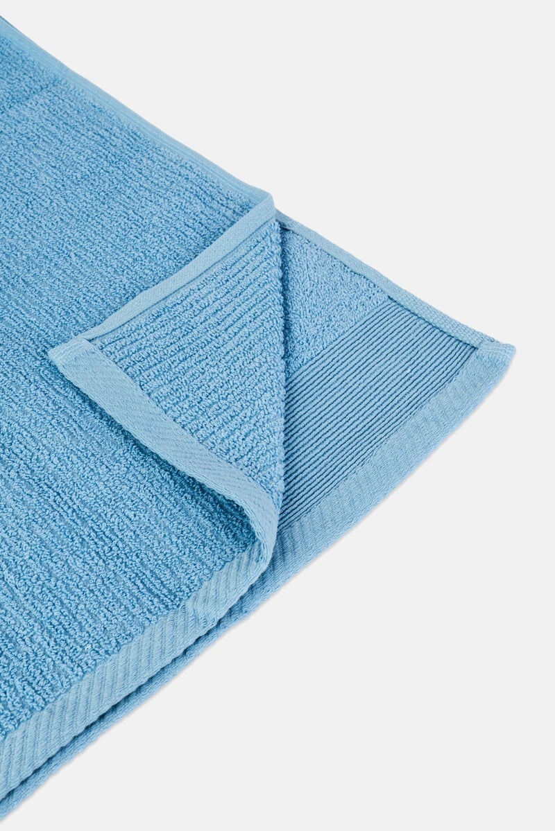 NINE WEST Cotton Premium Bath Towel, Blue - Image 3