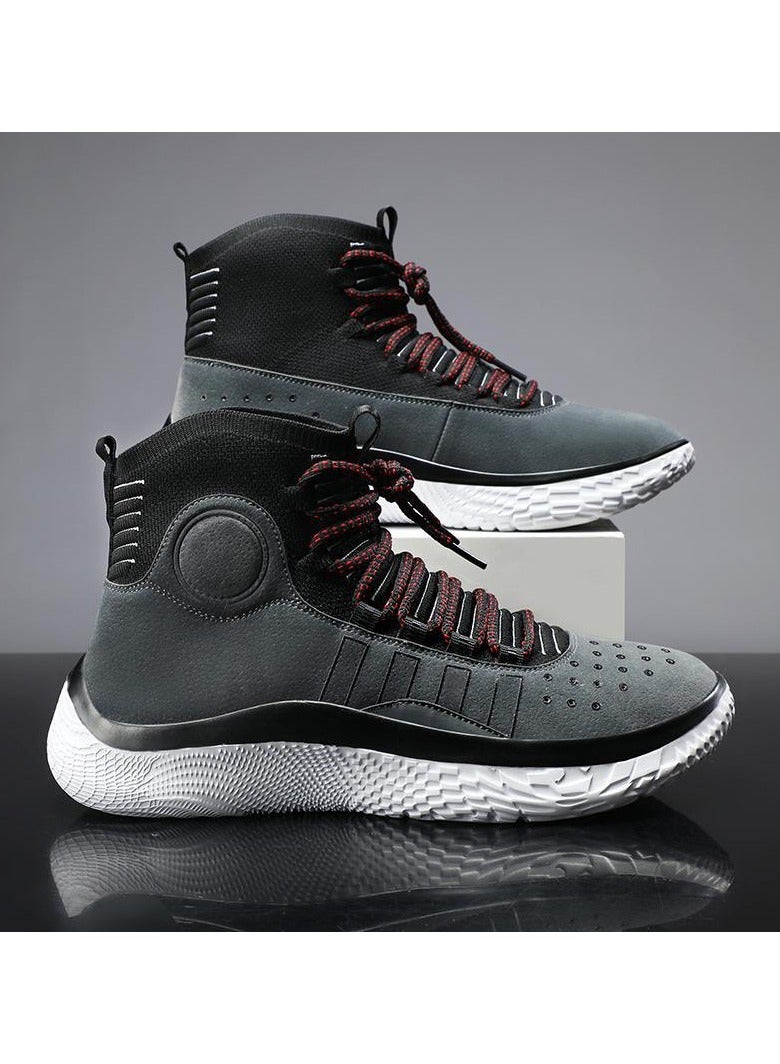 KUYING New High Elasticity Practical Basketball Sports Shoes