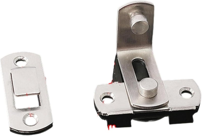 Double Pack Rustproof Door Clip High Density Security Security Home Work Sliding Entry Animal Enclosure Slide Gate Safety - Image 5
