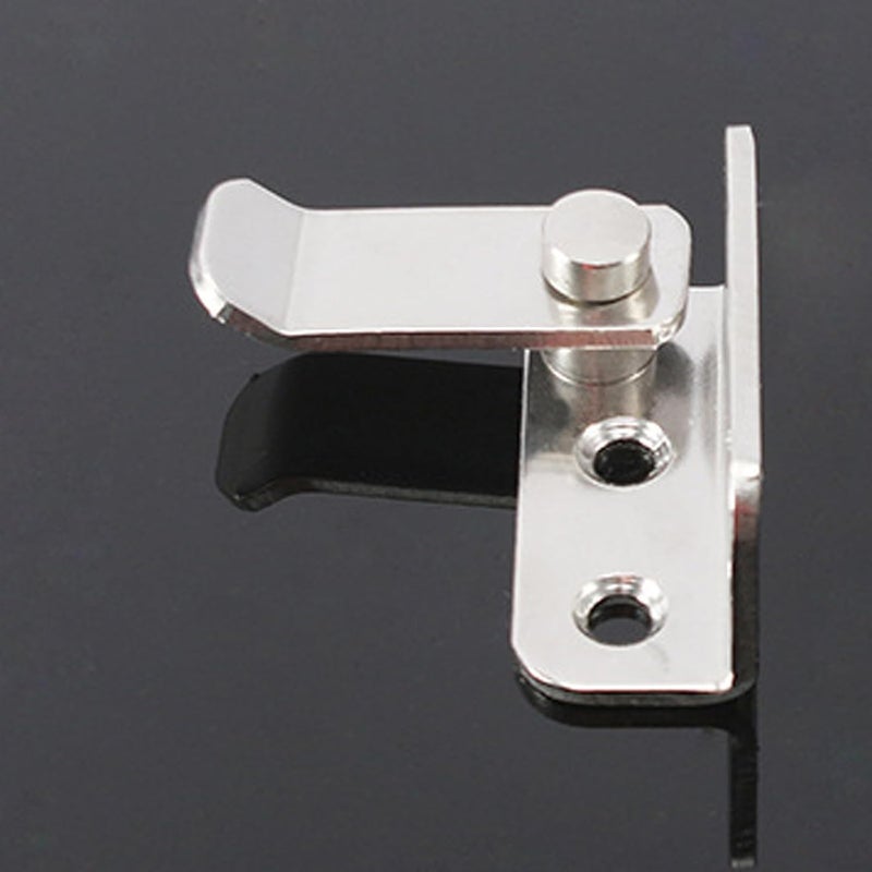 Double Pack Rustproof Door Clip High Density Security Security Home Work Sliding Entry Animal Enclosure Slide Gate Safety - Image 3