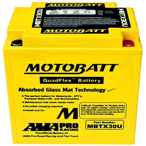 MotoBatt Db Electrical MBTX30U Battery Compatible With/Replacement For Motobatt Battery 4.7Ah - Image 2