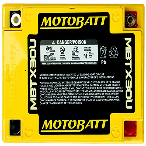 MotoBatt Db Electrical MBTX30U Battery Compatible With/Replacement For Motobatt Battery 4.7Ah - Image 3