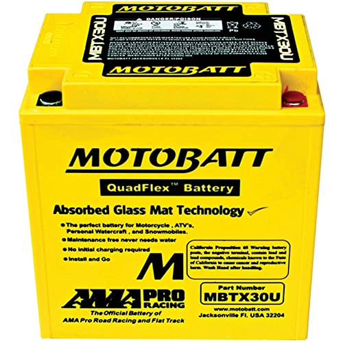 MotoBatt Db Electrical MBTX30U Battery Compatible With/Replacement For Motobatt Battery 4.7Ah - Image 5