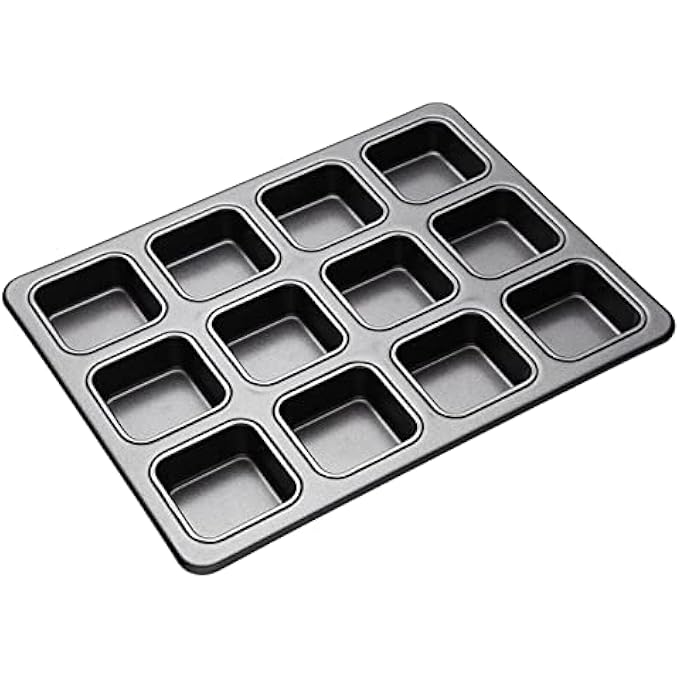 ماستر كلاس كيتشن كرافت ماستر كلاس براوني 12 فتحة بدون لاصق مع فواصل رمادي 34 × 26 سم - Image 1