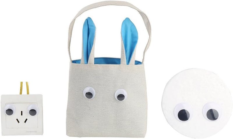 Decora 500 Pieces 25mm Plastic Wiggle Eyes Self-Adhesive Googly Eyes for Scrapbooking DIY Crafts Doll Masking Supply - Image 3