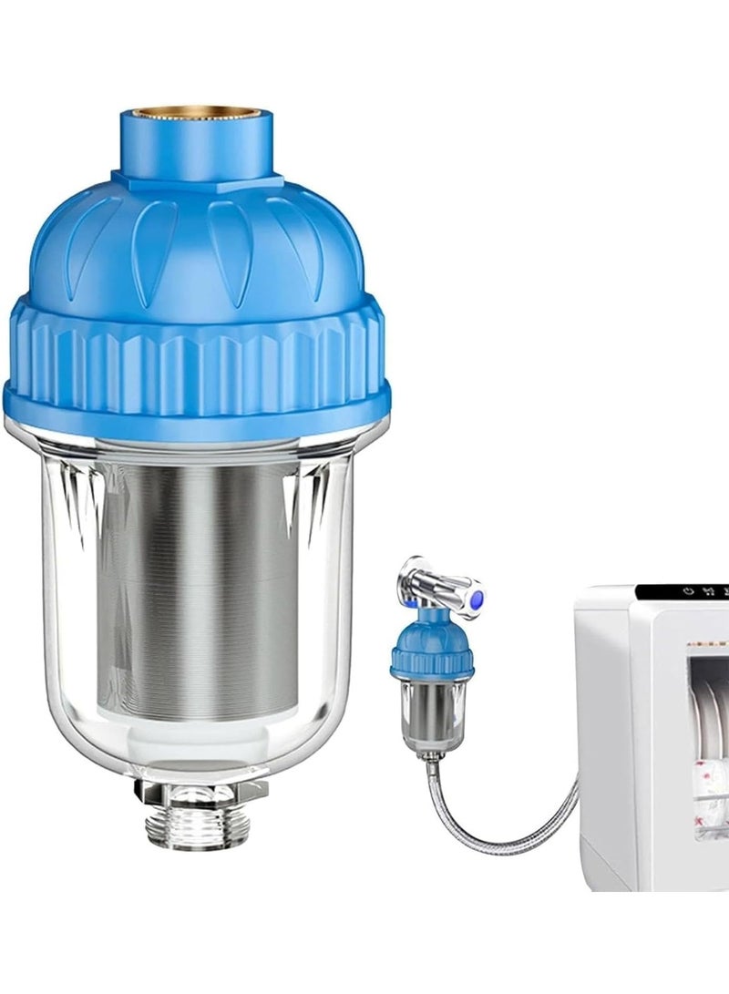 موثوقية التنبؤ فلتر مياه بديل لإبريق الماء 40 ميكرون، فلتر مسبق للرواسب من الفولاذ المقاوم للصدأ للاستخدام المنزلي، متوافق مع الماء الساخن، سهل التنظيف وقابل لإعادة الاستخدام، يناسب معظم الأباريق - Image 1