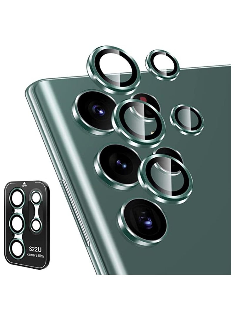 UNBLACK For Samsung Galaxy S22 Ultra Camera Lens Protective Screen (Green) - Image 1
