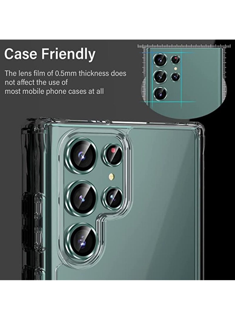 UNBLACK For Samsung Galaxy S22 Ultra Camera Lens Protective Screen (Green) - Image 2