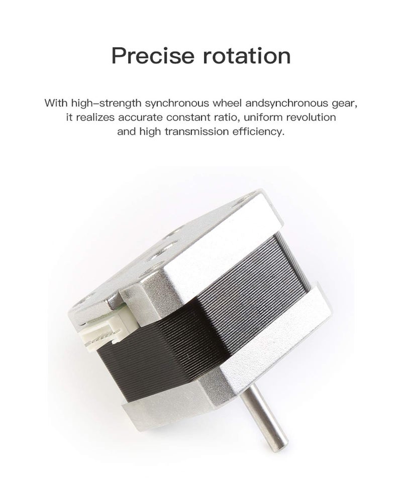 KOYOFEI Creality 3D Printer Stepper Motor 42-34, 2 Phases 0.8A 1.8 Degrees 0.4 N.M 42-34 Stepper Motor for Creality Ender-3 X/Y/Z Axis and CR-10 Series Z Axis - Image 4