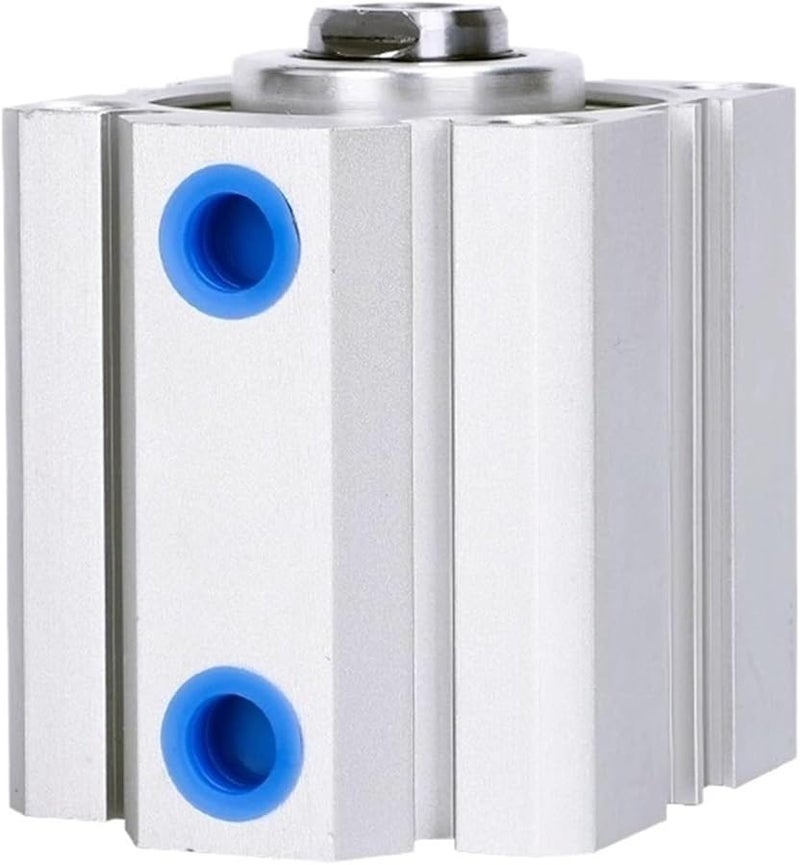 Compact Thin Air Cylinder Double Action Aluminium Pneumatic Cylinder BORE 25mm Stroke 45mm - Image 1