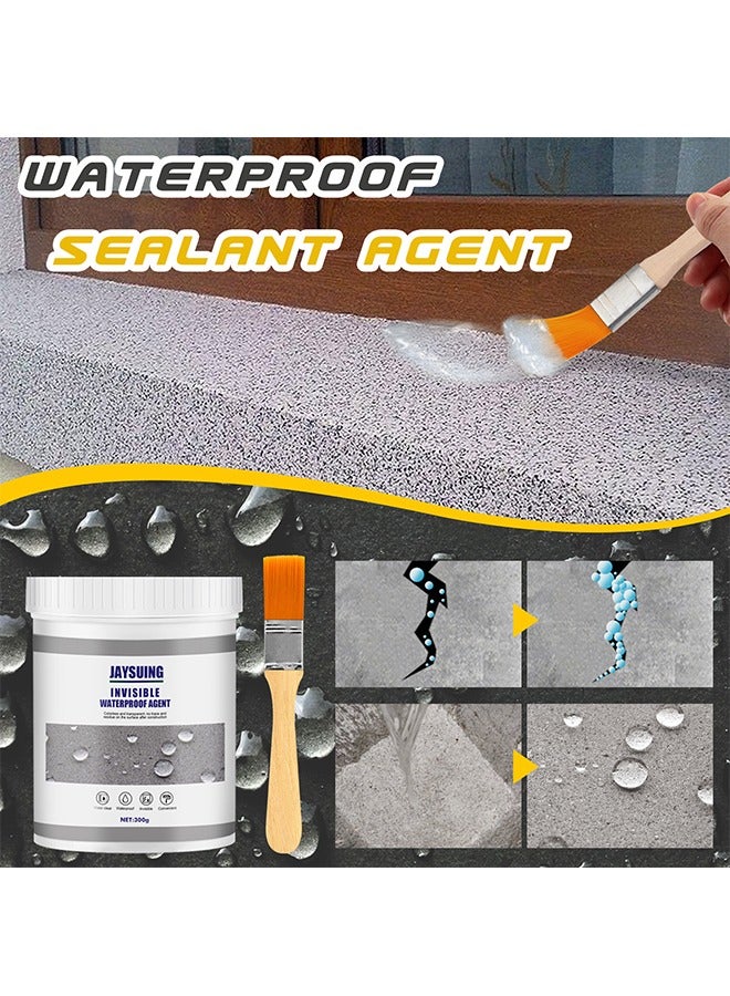 Multipurpose Bathroom Clear Waterproof Glue With Brush 100g, A Stronger Layer to Protect Bathroom Roof Bedroom Kitchen Crack and Water Leakage Problem MUSIndsipe - Image 1