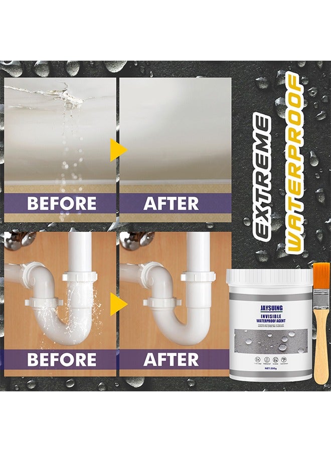 Multipurpose Bathroom Clear Waterproof Glue With Brush 100g, A Stronger Layer to Protect Bathroom Roof Bedroom Kitchen Crack and Water Leakage Problem MUSIndsipe - Image 3