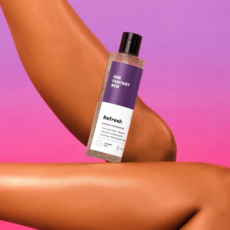 Her Fantasy Box Refresh pH Balancing Shower Gel Natural Feminine Hygiene Solution for Gentle Cleansing Odor Control and Skin Nourishment pHBalanced Formula for All Skin Types 8 oz - Image 5