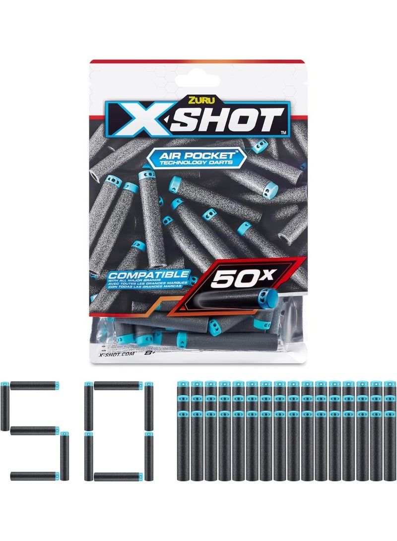 Zuru XSHOT Elite Dart Refill Pack, 50 Foam Darts for Toy Blasters - Image 1
