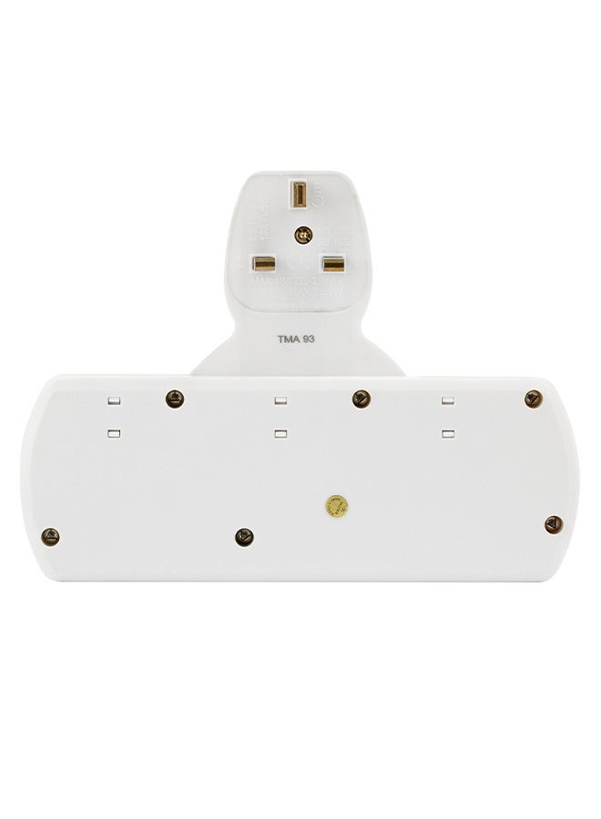 Terminator 3 Way Universal T Socket With Individual Switch & Indicator - Image 1
