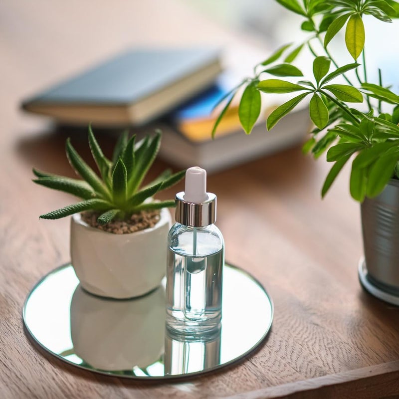 Better crafts 9 Inch Round Mirror for Tables at Wedding, Mirror Tiles for Crafts and DIY Projects - Image 4