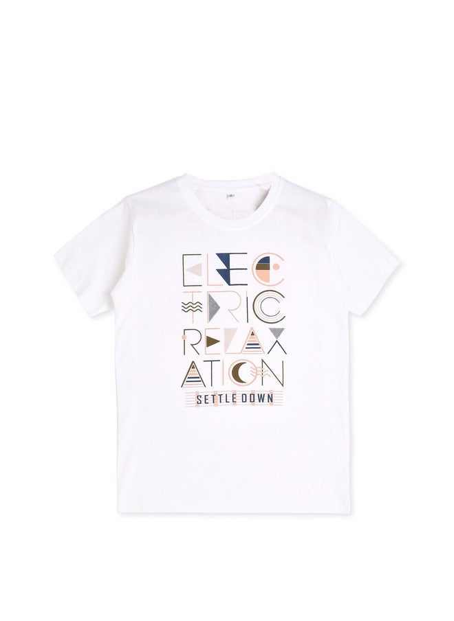 CAVIO Boys Standard Fit Striped Casual Pure Cotton Shirt With T-shirt - Image 4