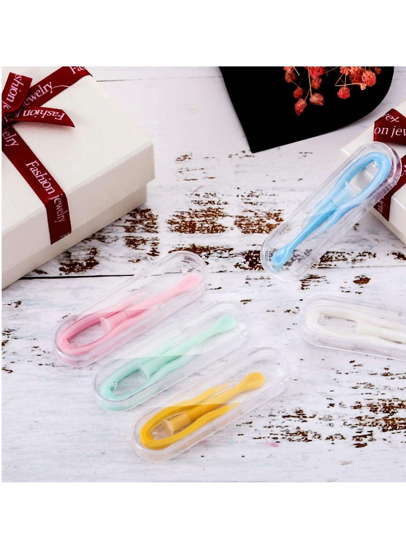 Generic Contact Lens Tweezer Case, Travel Tweezers and Suction Stick Contact Lenses Inserter Remover (5 Colors) Contact Lens Remover Plunger Holder Inserter Remover for Hard Lenses, 10 Pieces  - Image 4