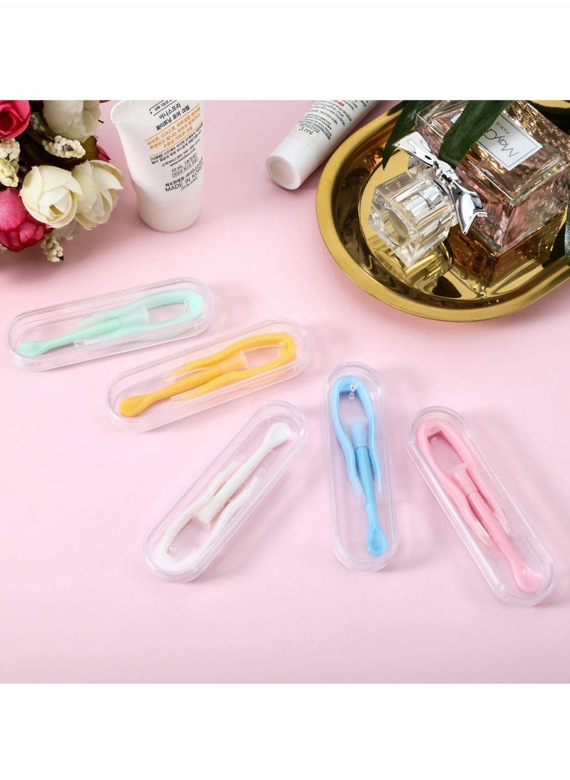 Generic Contact Lens Tweezer Case, Travel Tweezers and Suction Stick Contact Lenses Inserter Remover (5 Colors) Contact Lens Remover Plunger Holder Inserter Remover for Hard Lenses, 10 Pieces  - Image 2