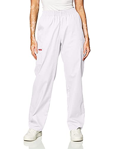 Dickies Women's Tall EDS Signature Missy Fit Pull-On Cargo Pant, White, X-Large/Tall - Image 1