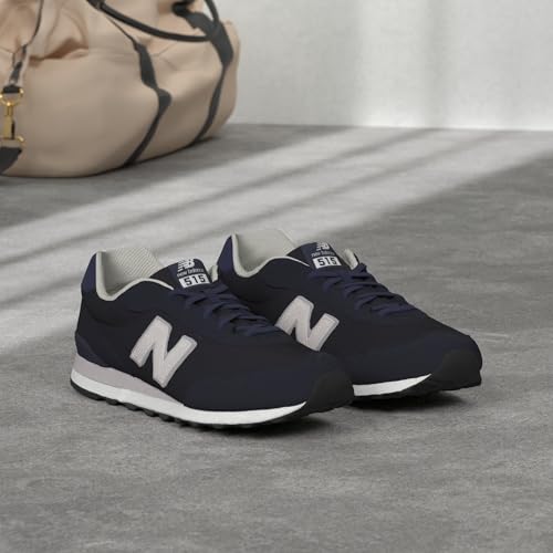 New Balance Men's 515 V3 Sneaker, Nb Navy/White/Aluminum Grey, 9.5 - Image 2