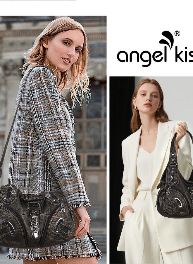Angel Kiss Hobo Purses and handbags for Women Satchel Handbag Women Purses Large Daily Shoulder Bags - Image 2