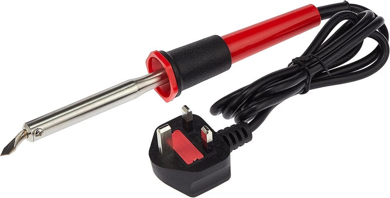 Clarke 230Vac Heavy Duty Professional Electric Soldering Iron Copper Tip Chisel Point (60W) - Image 1