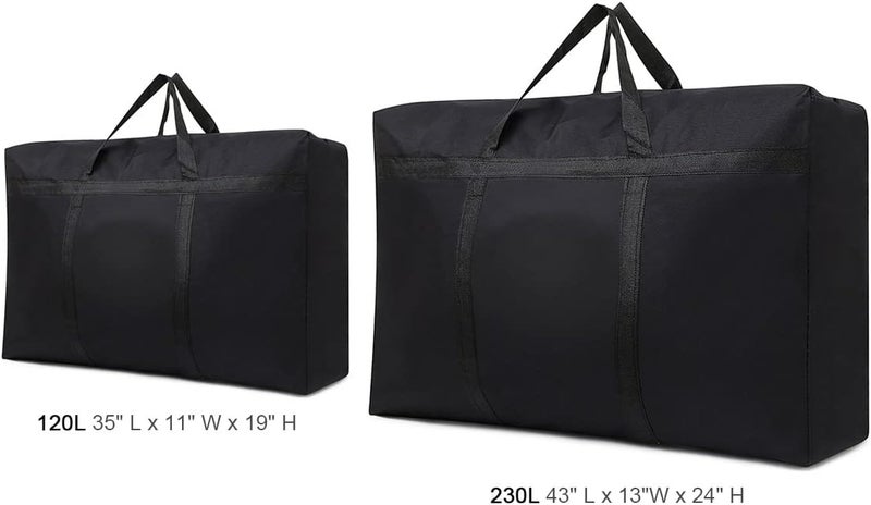 IWEIK Multipurpose Extra Large Storage Bags Duffle Bags for Space Saving Moving Storage (120L, Blue) - Image 2