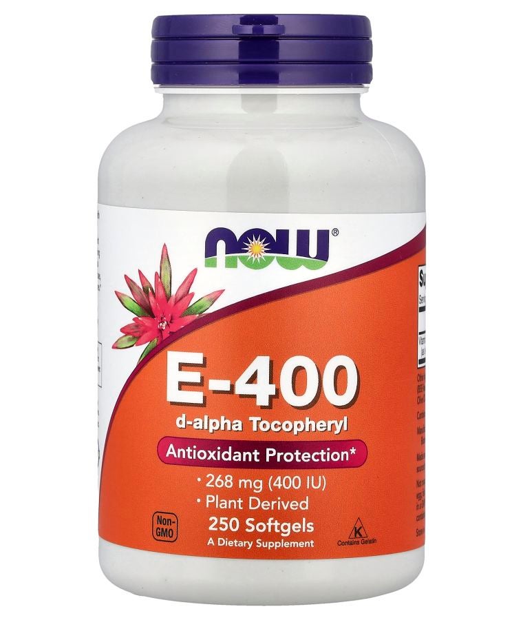 now E-400 268 mg (400 IU) 250 Softgels