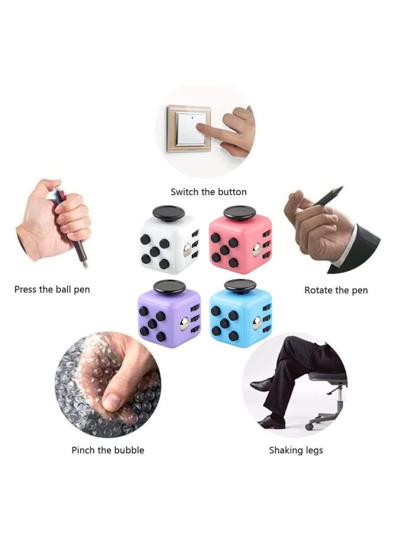 عام ألعاب مكعبات جلوس مكونة من 4 قطعألعاب المكعبات الجالسةألعاب حسيةألعاب تقليل التوترألعاب القلقألعاب تضييع الوقتألعاب الأصابعألعاب الفصول الدراسية المكتبيةهدايا للكبار والأطفال - Image 5