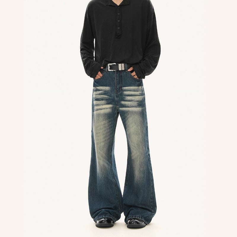 Unisex Classic Denim Jeans Loose Fit Daily Outdoor Wear - Image 1