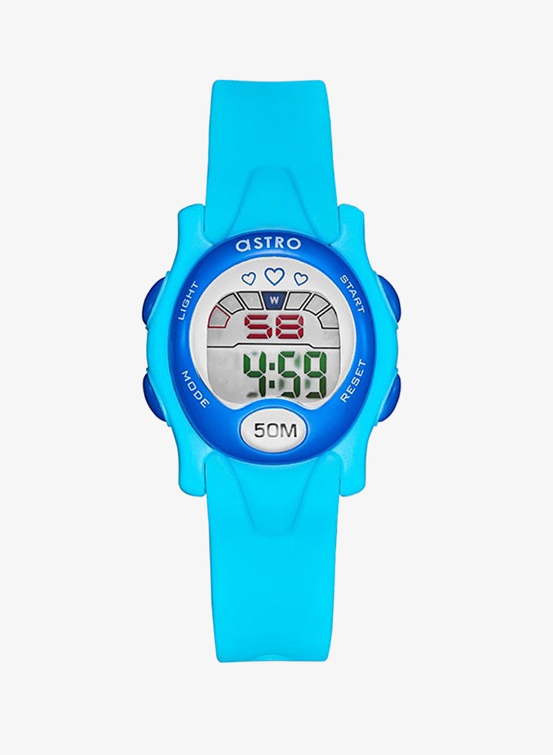 Astro Kids Watch, Digital Display and PU Strap - A23902-PPLN, Navy Blue - Image 1
