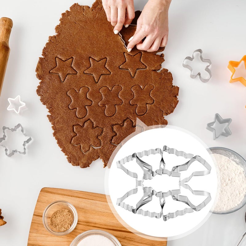 Wedding Cookie Cutters 8 Pcs Stainless Steel Biscuit Mold DIY Baking Tool - Image 5