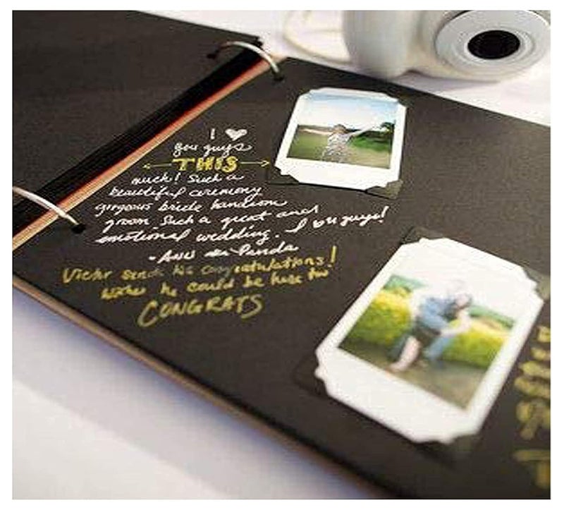 BP DESIGN SOLUTION Happy Birthday Gift Background Scrap Book Photo Album/Photo Dairy For Memories 20 Pages A4 Size (12x8.5) inch - Image 5