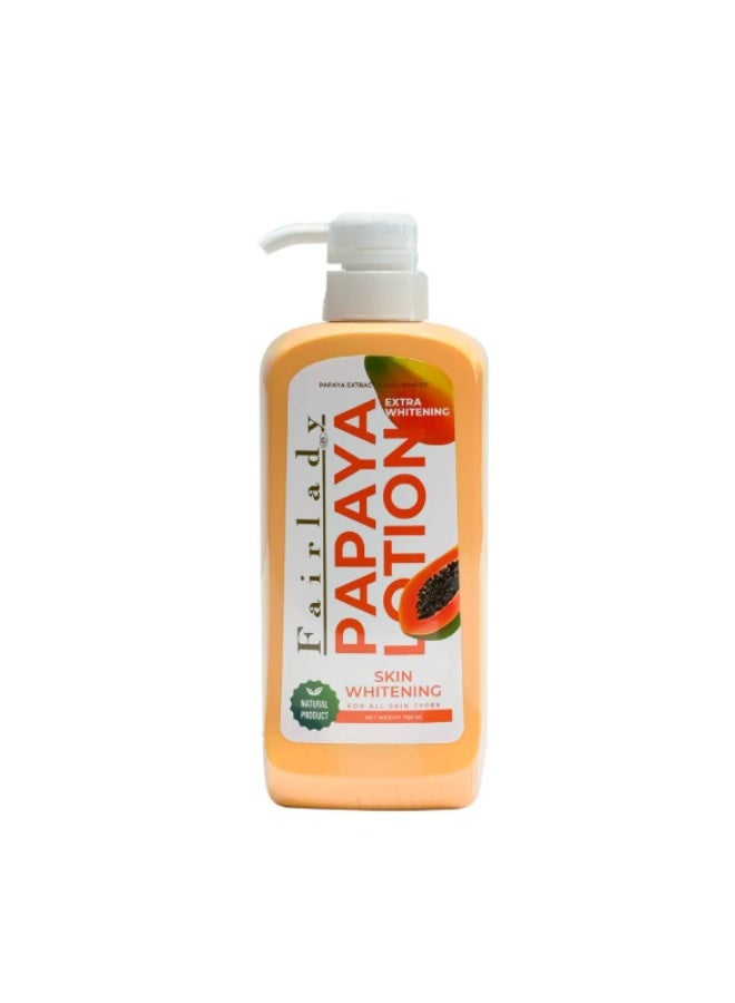 Fairlady Body Lotion 700ml Extra Whitening Papaya