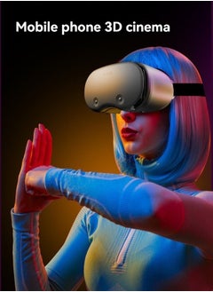 إم مياويان جهاز ألعاب محمول بتقنية الواقع الافتراضي 4K، فيلم ثلاثي الأبعاد، نظارات واقع افتراضي مثبتة على الرأس  - Image 1
