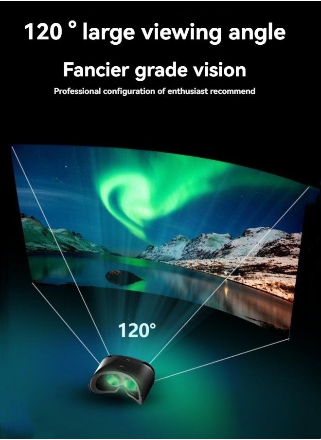 M MIAOYAN Mobile 3D movie 4K virtual reality somatosensory game console head-mounted VR glasses  - Image 2