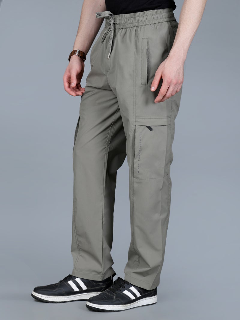 فورت كولينز بنطلون كارجو رجالي سادة مع رباط - Image 4