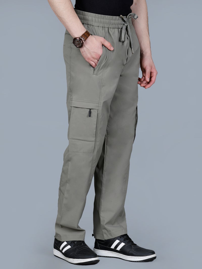 فورت كولينز بنطلون كارجو رجالي سادة مع رباط - Image 3